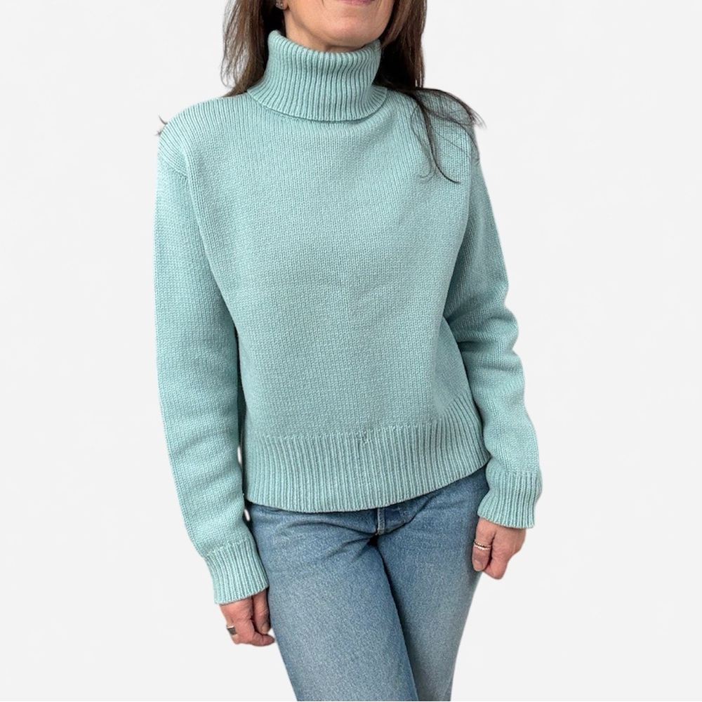 J. Crew Vintage 100% Wool Turtleneck Sweater